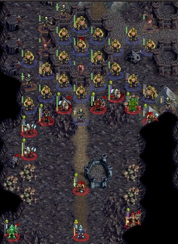 wesnoth - NR - Clearing the Mines - turn 30 - stalemating the ghouls.jpg