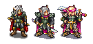Comparison between the current sprite, my try at redoing it and Jetrel's Champion
