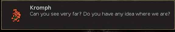 Should a golem really have dialogue like this?  Seems like it should be on an elf.